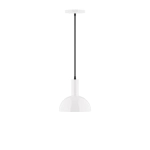 Montclair Light Works - PEBX456-G15-44 - One Light Pendant - Stack - White