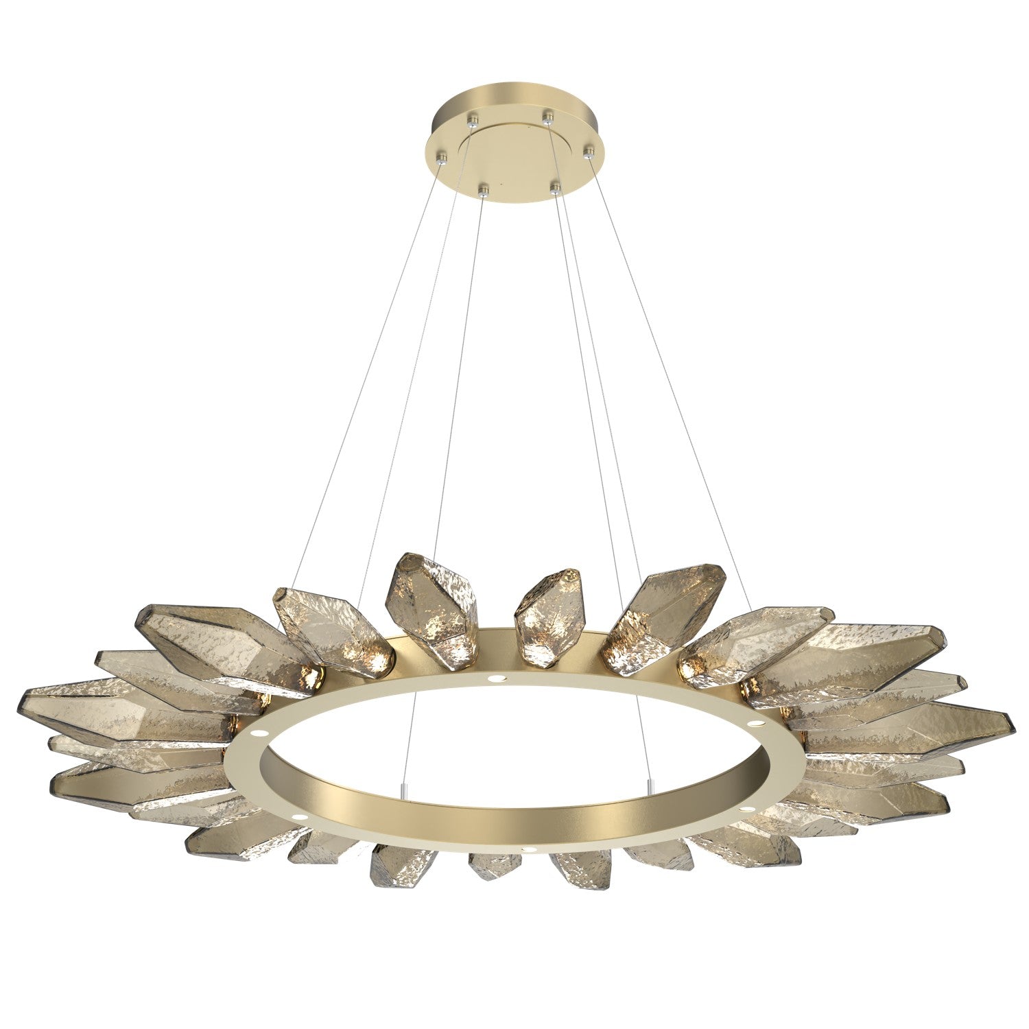 Hammerton Studio - CHB0050-56-GB-CB-CA1-L1 - LED Chandelier - Rock Crystal - Gilded Brass