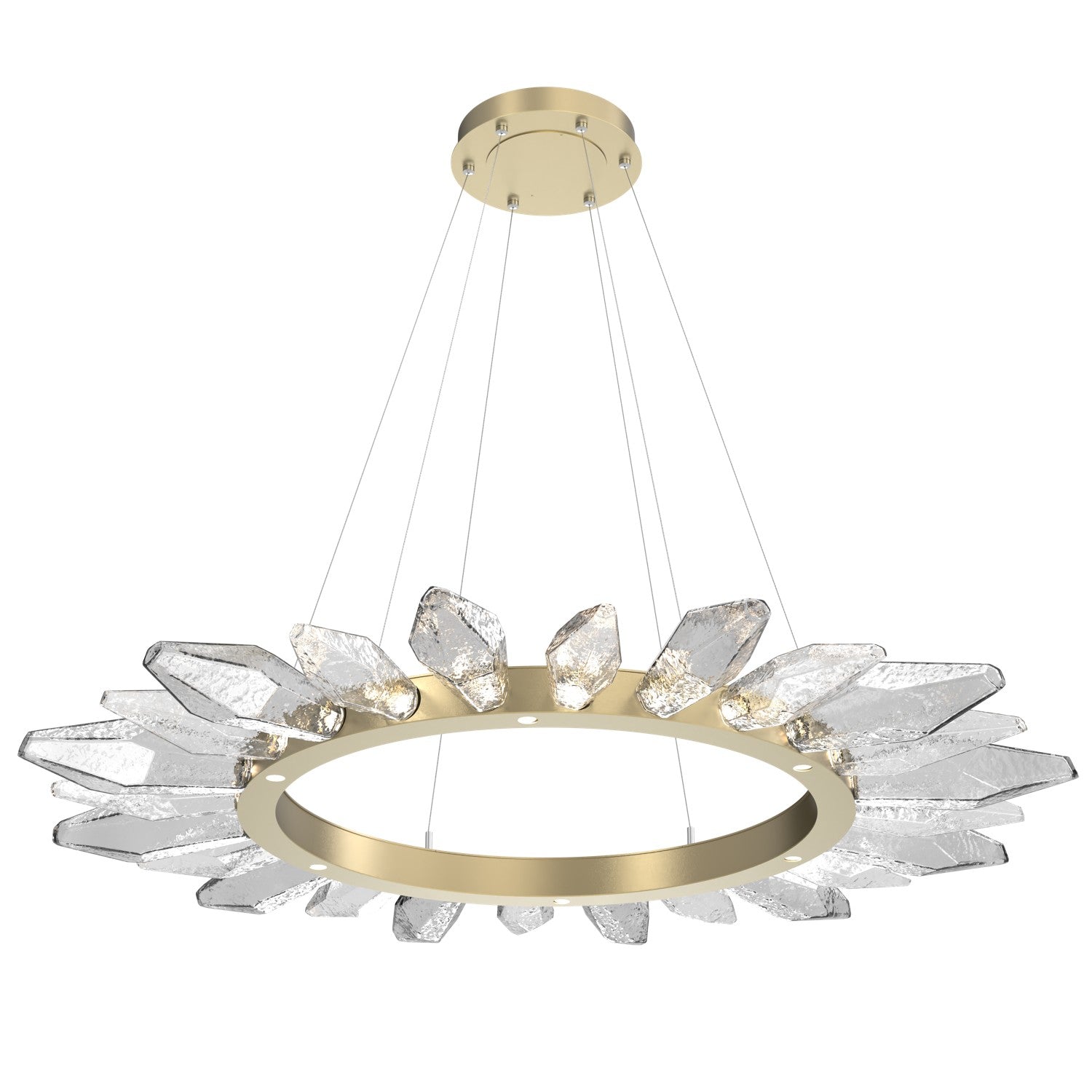 Hammerton Studio - CHB0050-56-GB-CC-CA1-L1 - LED Chandelier - Rock Crystal - Gilded Brass