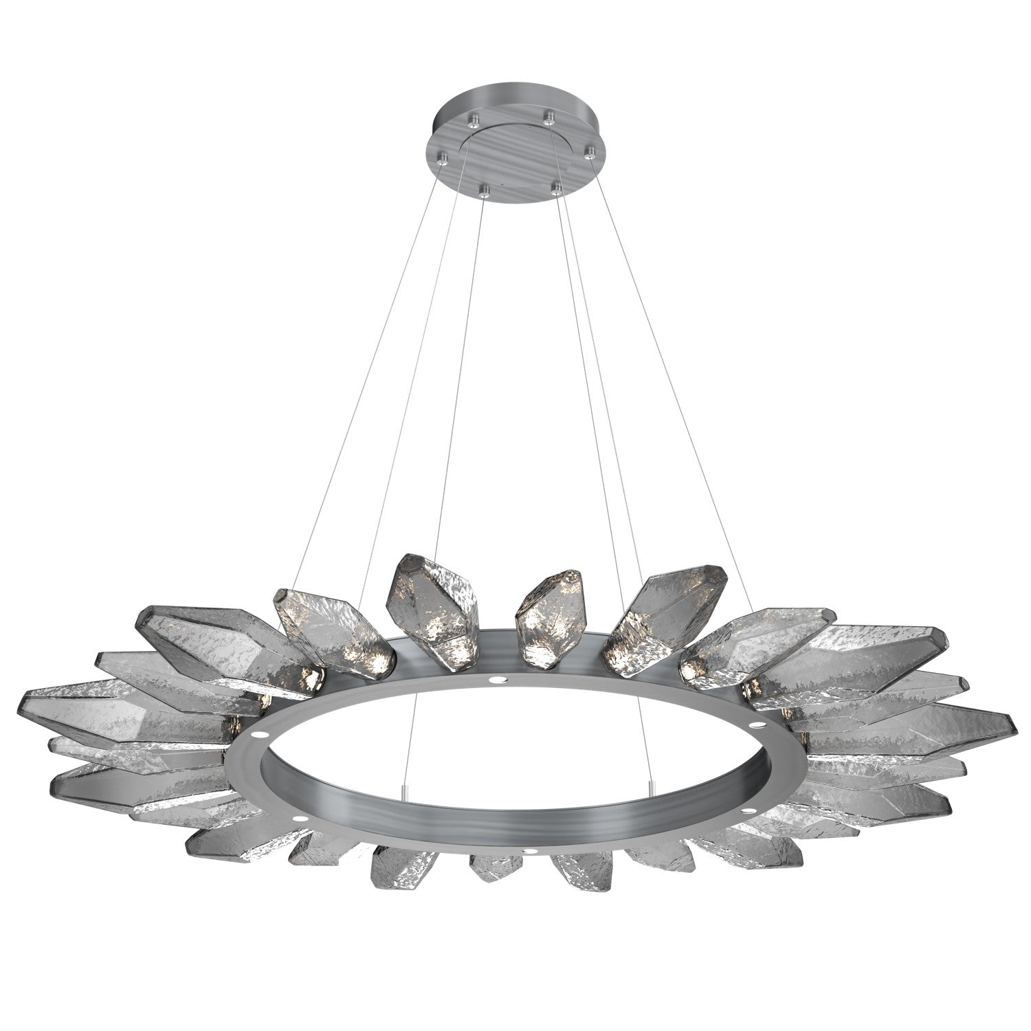 Hammerton Studio - CHB0050-56-GM-CS-CA1-L1 - LED Chandelier - Rock Crystal - Gunmetal