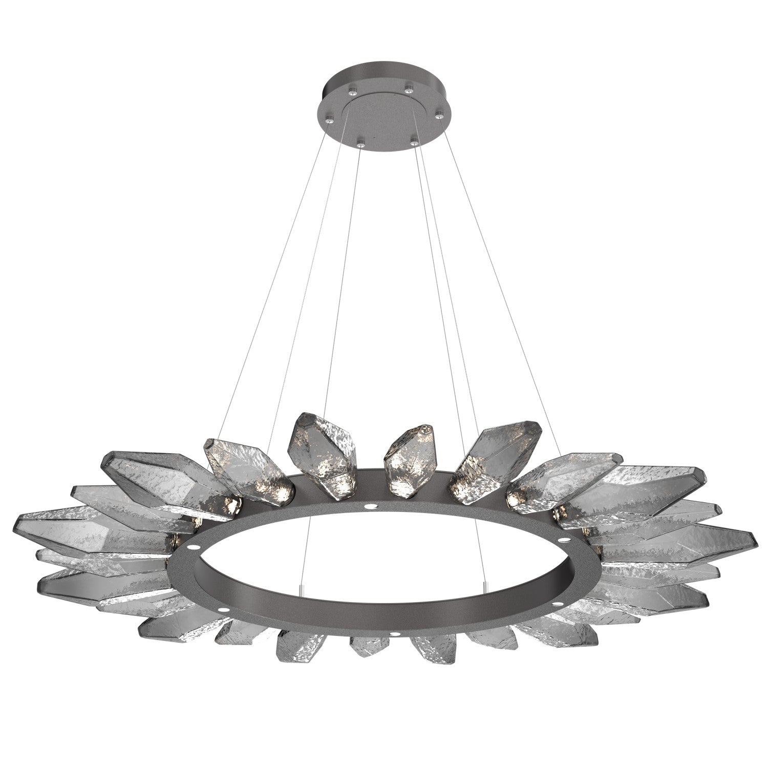 Hammerton Studio - CHB0050-56-GP-CS-CA1-L3 - LED Chandelier - Rock Crystal - Graphite