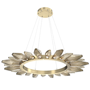 Hammerton Studio - CHB0050-56-HB-CB-CA1-L3 - LED Chandelier - Rock Crystal - Heritage Brass