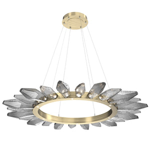 Hammerton Studio - CHB0050-56-HB-CS-CA1-L1 - LED Chandelier - Rock Crystal - Heritage Brass