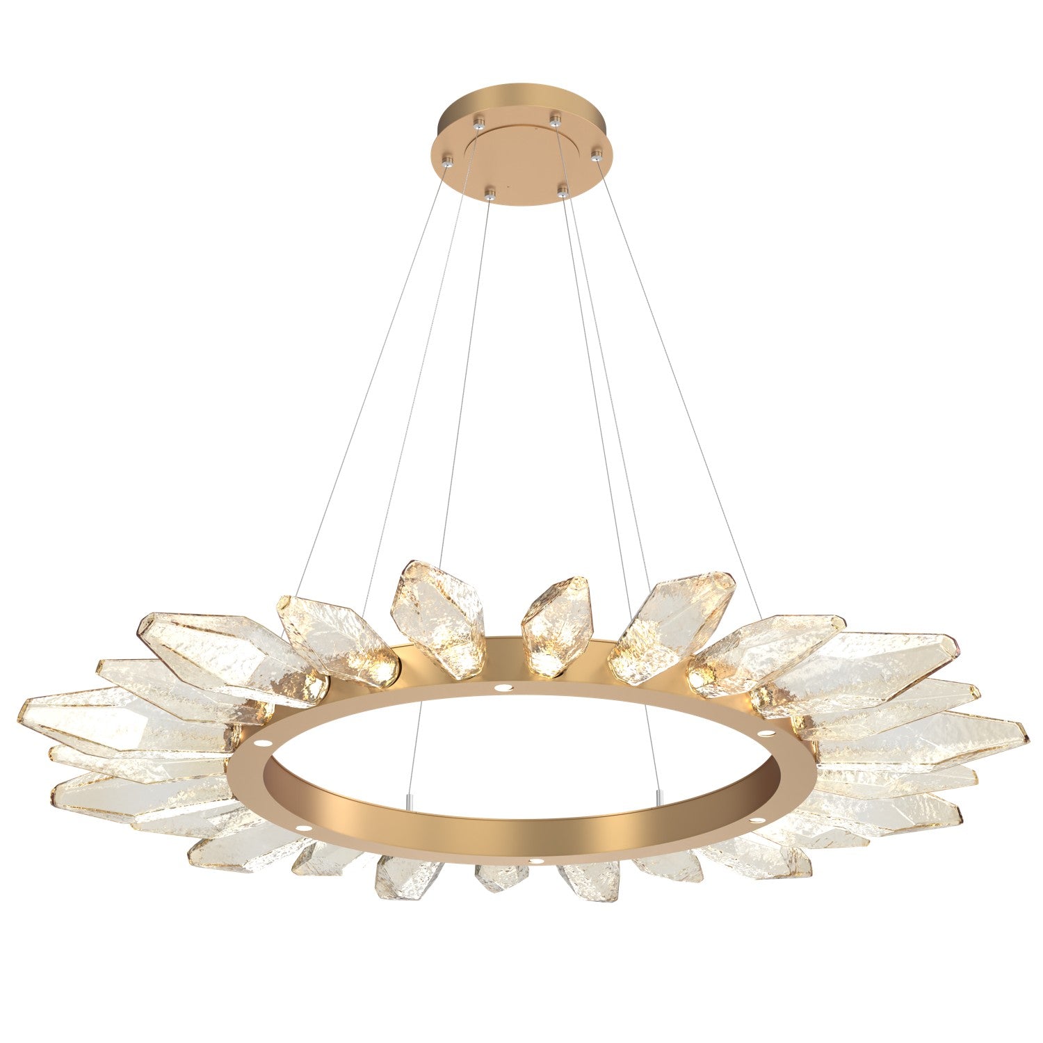 Hammerton Studio - CHB0050-56-NB-CA-CA1-L1 - LED Chandelier - Rock Crystal - Novel Brass