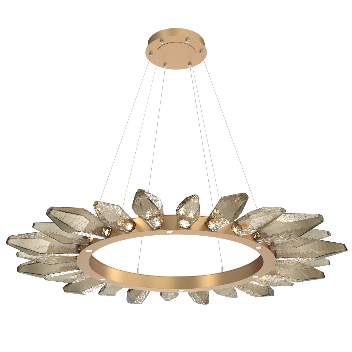 Hammerton Studio - CHB0050-56-NB-CB-CA1-L1 - LED Chandelier - Rock Crystal - Novel Brass