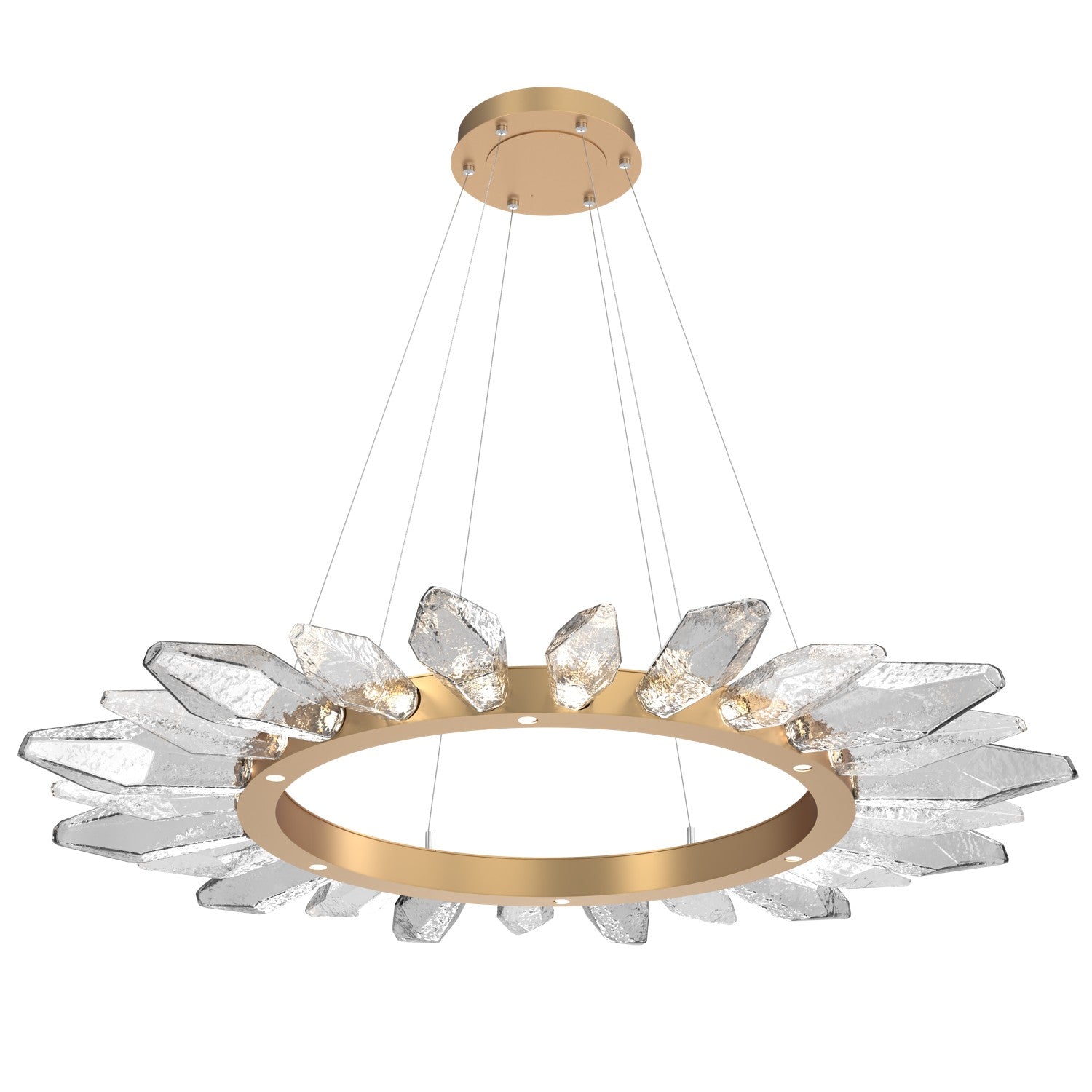 Hammerton Studio - CHB0050-56-NB-CC-CA1-L1 - LED Chandelier - Rock Crystal - Novel Brass