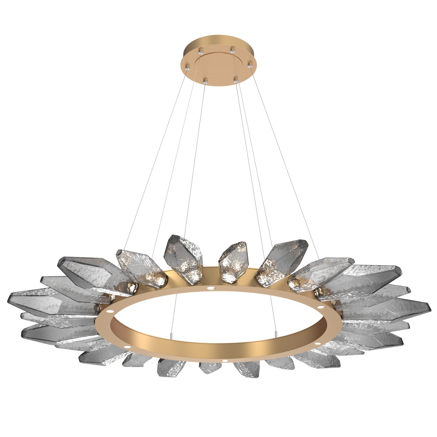 Hammerton Studio - CHB0050-56-NB-CS-CA1-L1 - LED Chandelier - Rock Crystal - Novel Brass