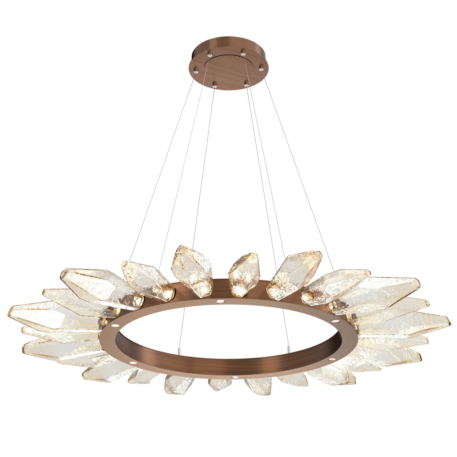 Hammerton Studio - CHB0050-56-RB-CA-CA1-L1 - LED Chandelier - Rock Crystal - Oil Rubbed Bronze