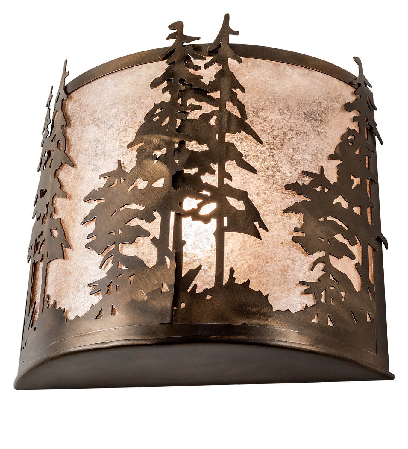 Meyda Tiffany - 81261 - One Light Wall Sconce - Tall Pines - Antique Copper