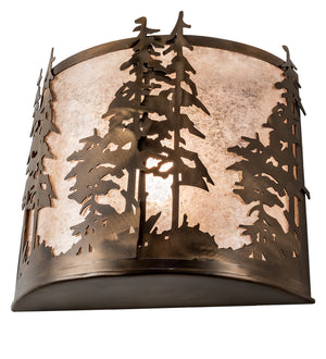 Meyda Tiffany - 81261 - One Light Wall Sconce - Tall Pines - Antique Copper