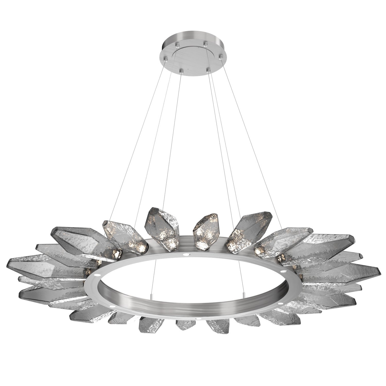 Hammerton Studio - CHB0050-56-SN-CS-CA1-L1 - LED Chandelier - Rock Crystal - Satin Nickel