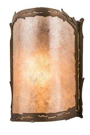 Meyda Tiffany - 78289 - One Light Wall Sconce - Leaf Edge - Antique Copper