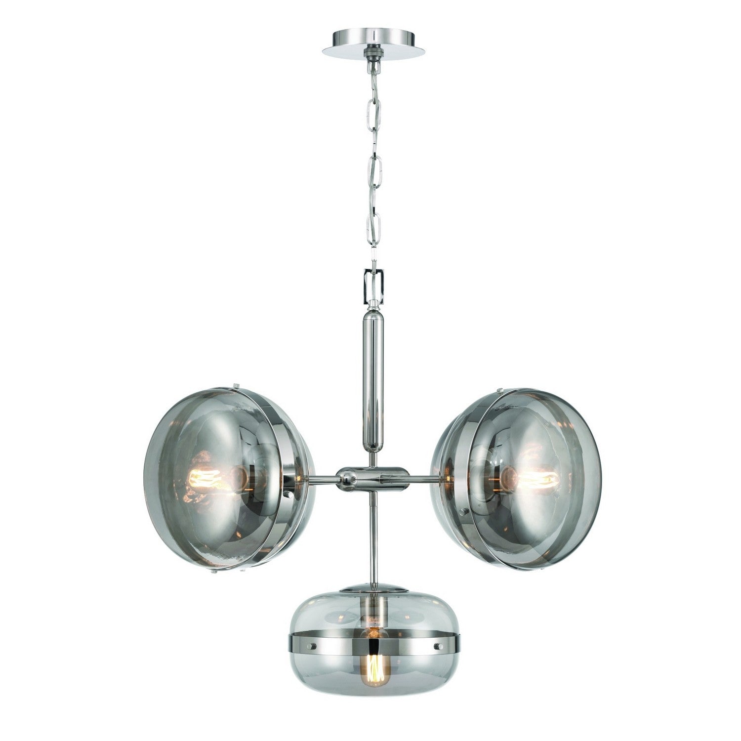 Eurofase - 38129-025 - NOTTINGHAM-CHD-5LT-28IN-PN-SK - NOTTINGHAM - Polished Nickel