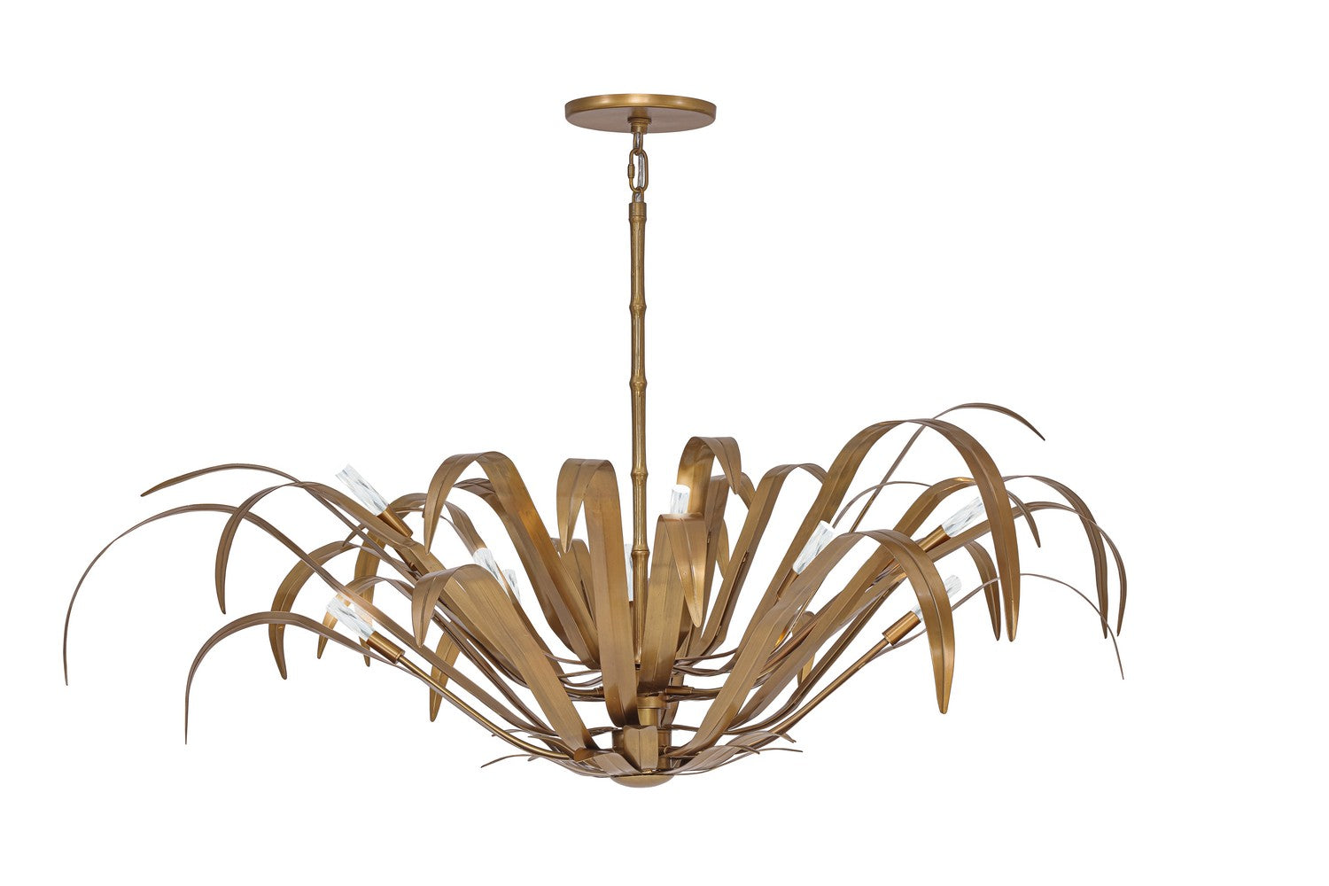 Eurofase - 46433-015 - KAGRA-CHD-12LT-56IN-BR - KAGRA - Brass