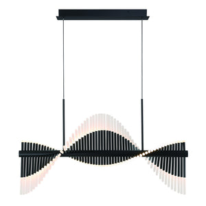 Eurofase - 47125-025 - VOLTIK-CHD-60LT-40IN-BK-FR - VOLTIK - Black