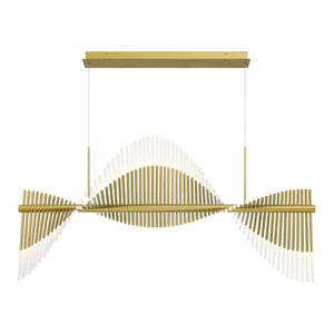 Eurofase - 47126-015 - VOLTIK-CHD-72LT-59IN-GD-FR - VOLTIK - Gold
