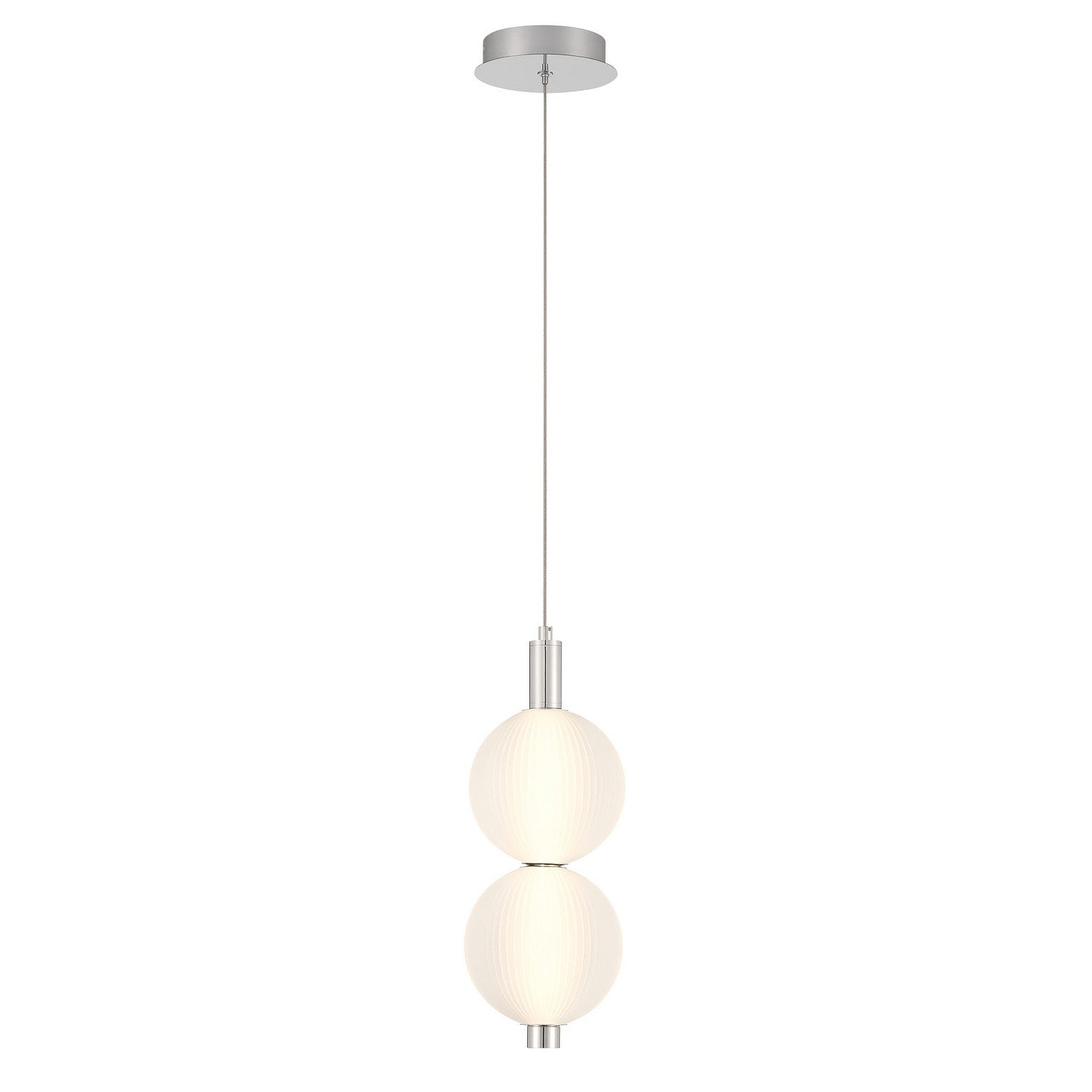 Eurofase - 47190-023 - PALMAS-PEN-2LT-16IN-PN-WH - PALMAS - Polished Nickel