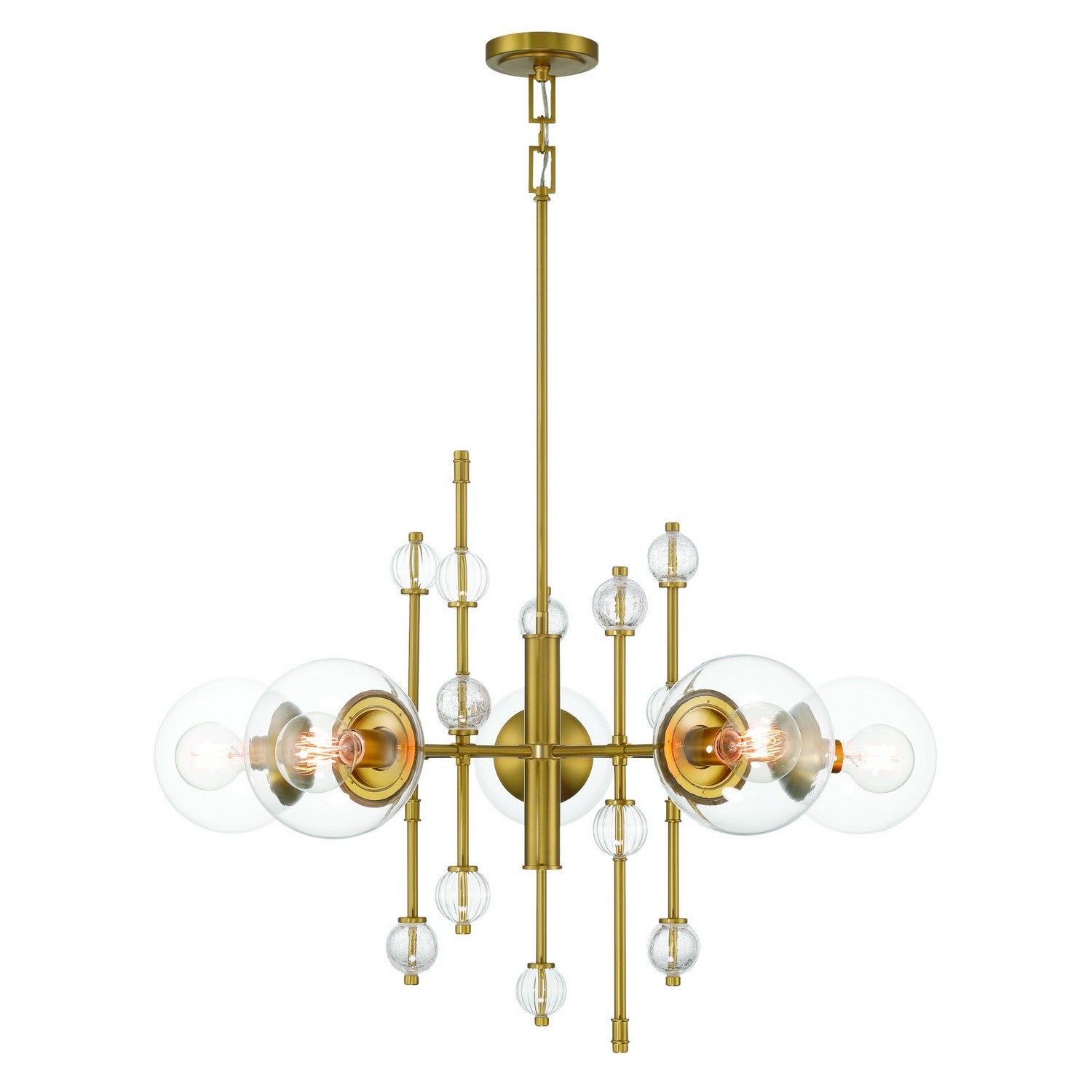 Eurofase - 47221-017 - TRAITON-CHD-5LT-36IN-GD-CL - TRAITON - Gold