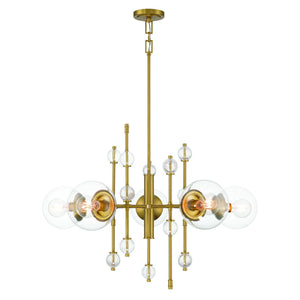Eurofase - 47221-017 - TRAITON-CHD-5LT-36IN-GD-CL - TRAITON - Gold