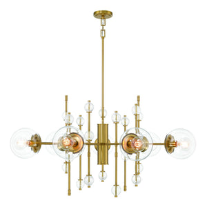 Eurofase - 47222-014 - Nine Light Chandelier - Traiton - Gold