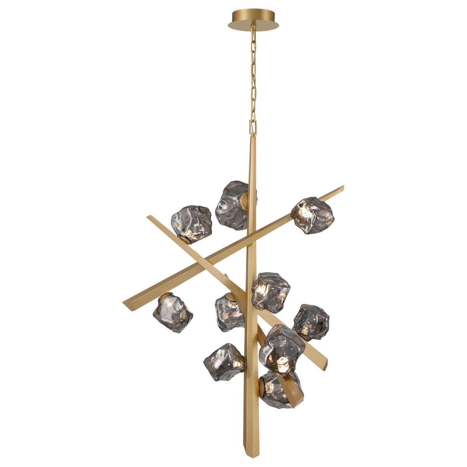 Eurofase - 47235-014 - THORAH-CHD-10LT-47IN-GD-SK - THORAH - Gold
