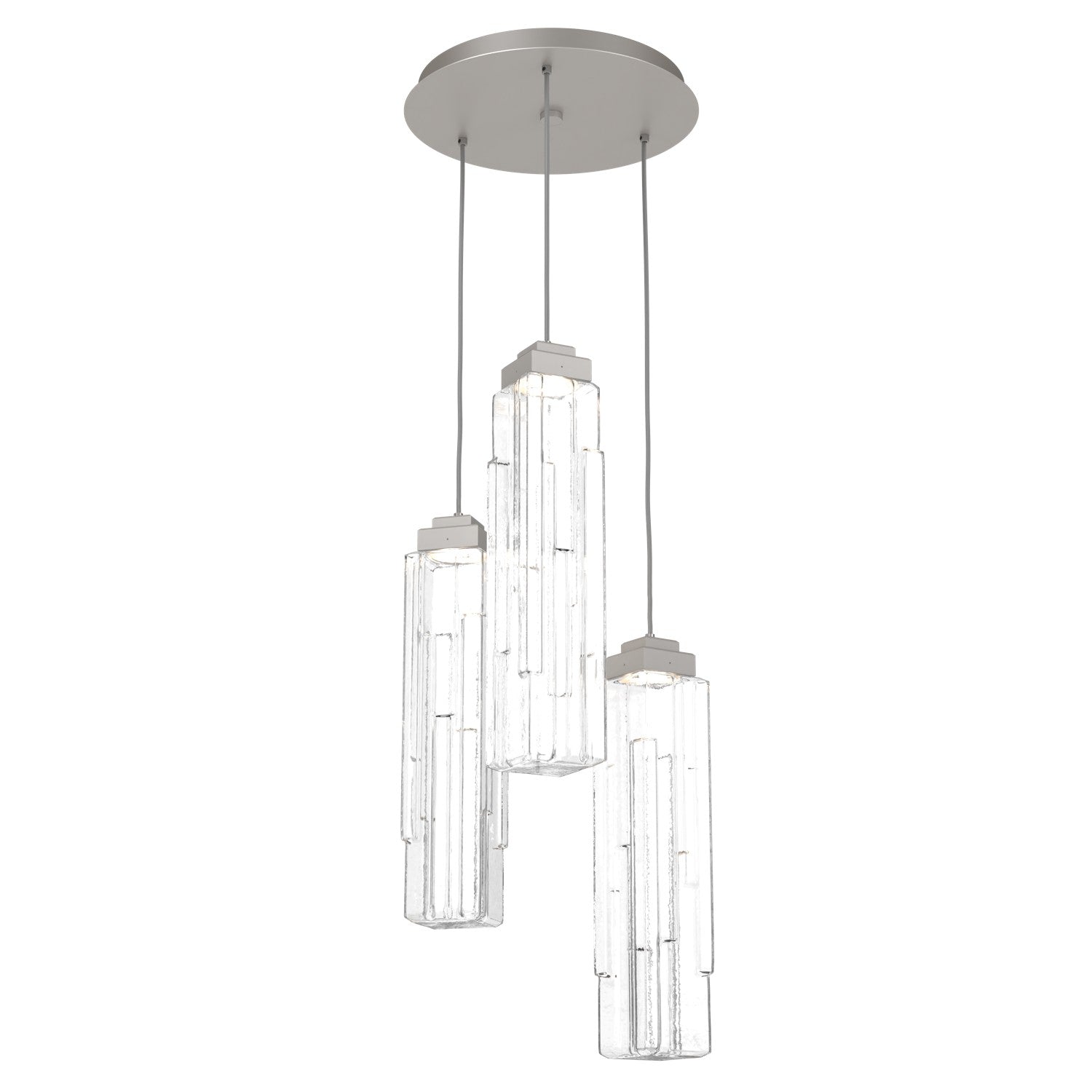 Hammerton Studio - CHB0056-03-BS-LC-C01-L1 - LED Pendant - Ledgestone - Beige Silver