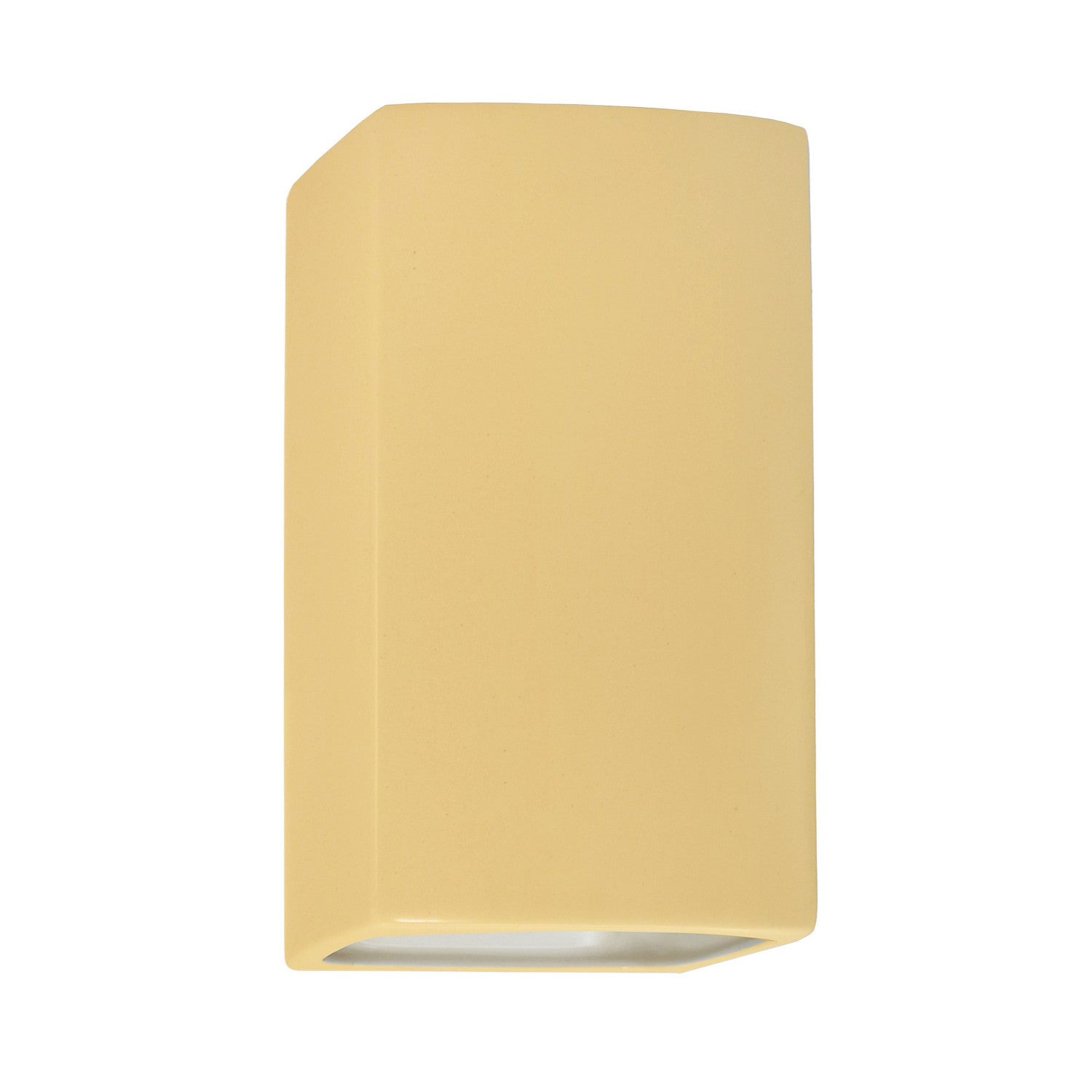 Justice Designs - CER-0910W-MYLW - One Light Outdoor Wall Sconce - Ambiance - Muted Yellow