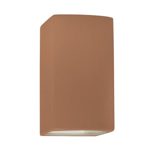 Justice Designs - CER-0915W-ADOB - One Light Outdoor Wall Sconce - Ambiance - Adobe