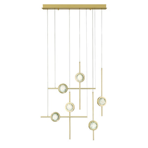 Eurofase - 47255-012 - BARLETTA-CHD-6LT-32IN-GD - BARLETTA - Gold