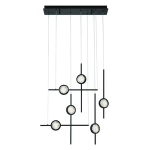 Eurofase - 47255-029 - BARLETTA-CHD-6LT-32IN-BK - BARLETTA - Black
