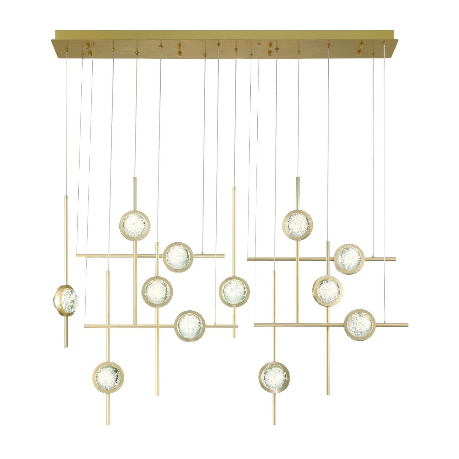 Eurofase - 47256-019 - BARLETTA-CHD-12LT-53IN-GD - BARLETTA - Gold