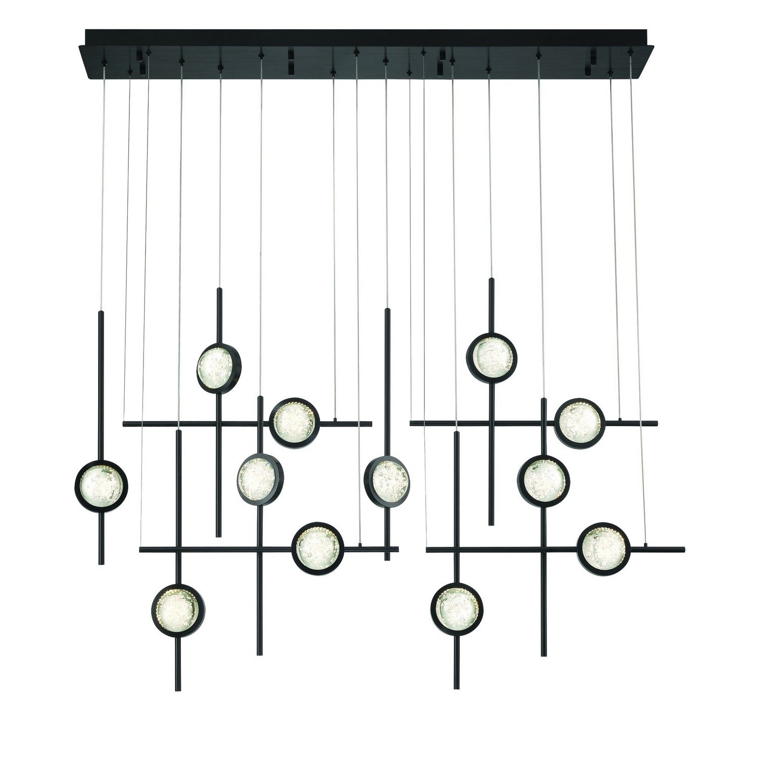 Eurofase - 47256-026 - BARLETTA-CHD-12LT-53IN-BK - BARLETTA - Black