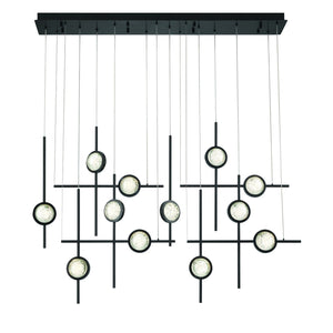 Eurofase - 47256-026 - BARLETTA-CHD-12LT-53IN-BK - BARLETTA - Black