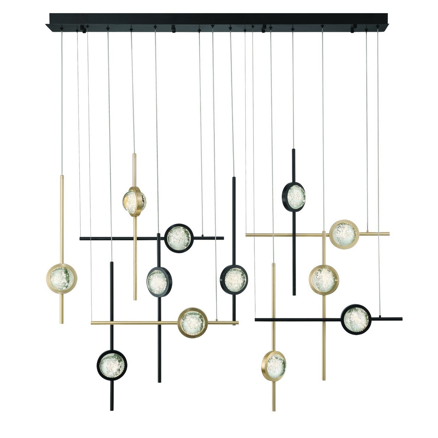 Eurofase - 47256-033 - BARLETTA-CHD-12LT-53IN-GBM - BARLETTA - Gold-Black