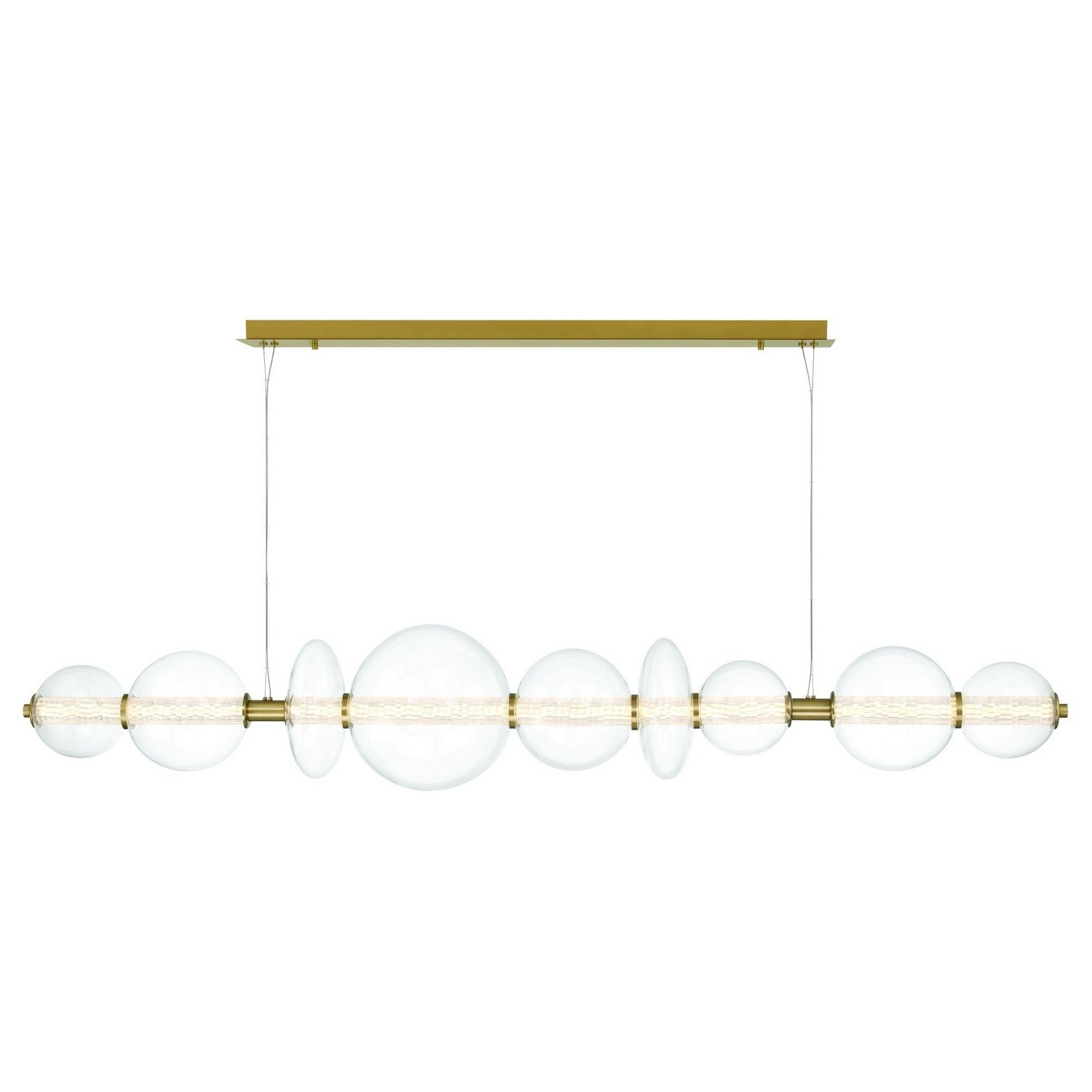 Eurofase - 47257-016 - ATOMO-CHD-9LT-74IN-GD-CL - ATOMO - Gold