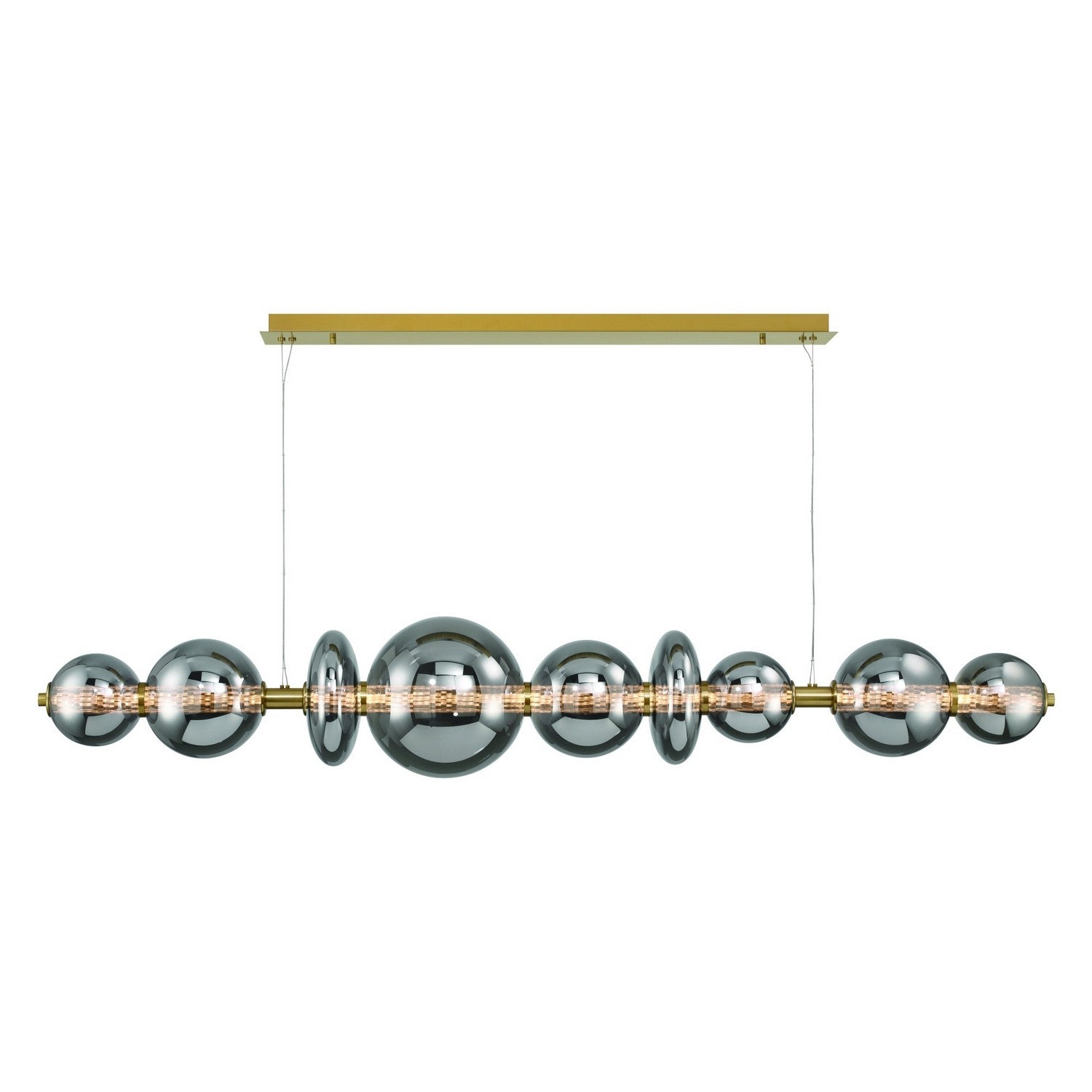Eurofase - 47257-023 - ATOMO-CHD-9LT-74IN-GD-SK - ATOMO - Gold