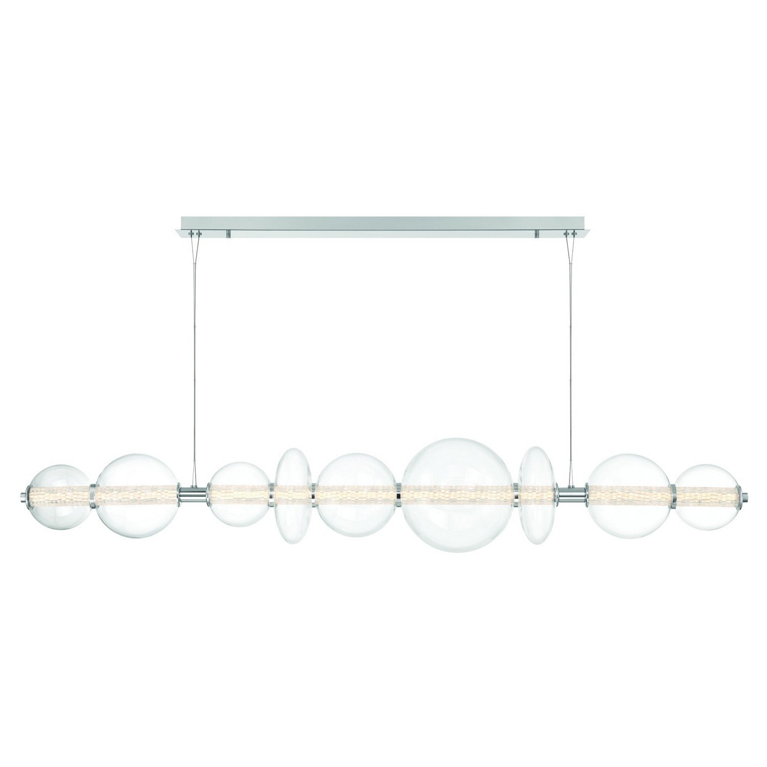 Eurofase - 47257-030 - ATOMO-CHD-9LT-74IN-CHR-CL - ATOMO - Chrome
