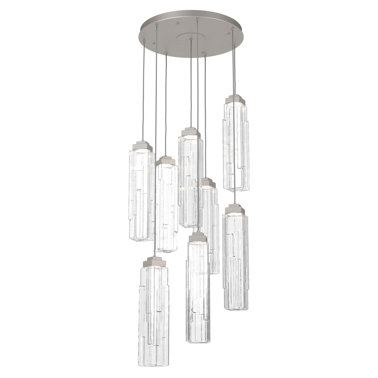 Hammerton Studio - CHB0056-08-BS-LC-C01-L1 - LED Pendant - Ledgestone - Beige Silver