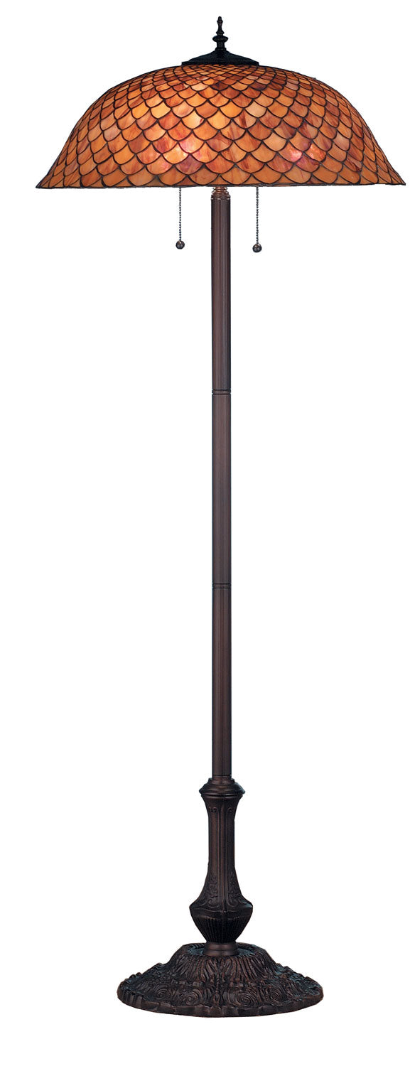 Meyda Tiffany - 81064 - Three Light Floor Lamp - Fishscale - Paba