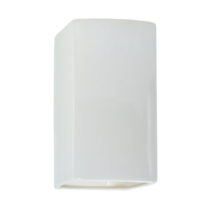 Justice Designs - CER-0915-WHT - Lantern - Ambiance - Gloss White