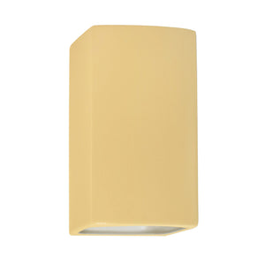 Justice Designs - CER-0915W-MYLW - One Light Outdoor Wall Sconce - Ambiance - Muted Yellow