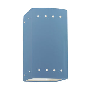 Justice Designs - CER-0925-SKBL - One Light Wall Sconce - Ambiance - Sky Blue