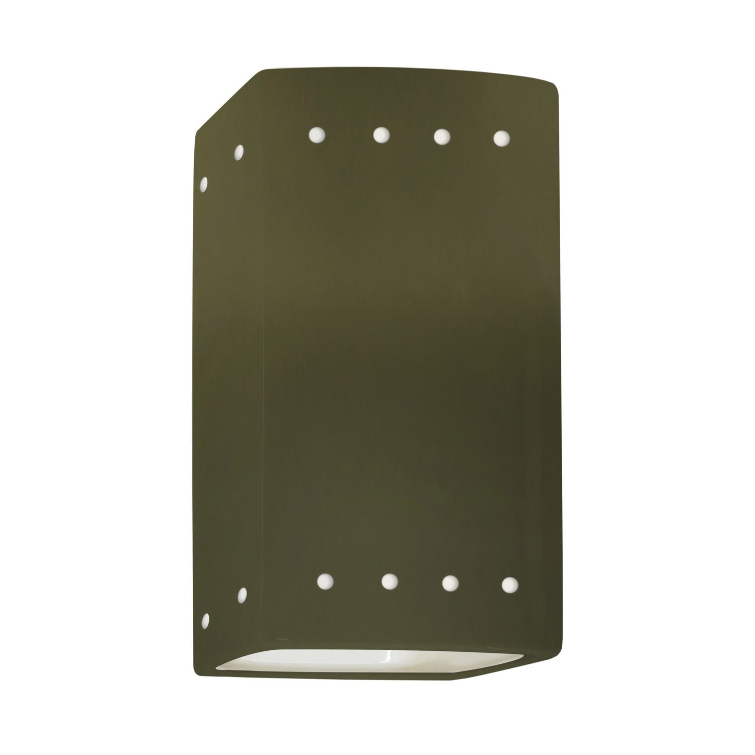 Justice Designs - CER-0925W-MGRN - One Light Outdoor Wall Sconce - Ambiance - Matte Green