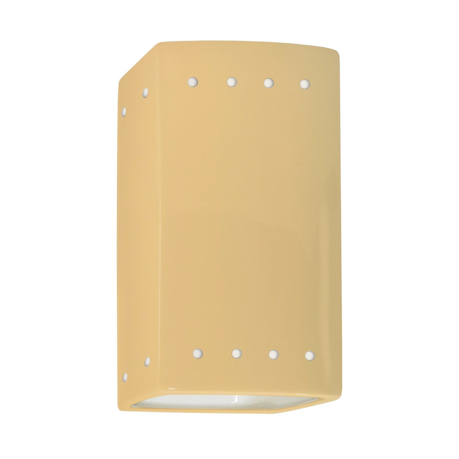 Justice Designs - CER-0925W-MYLW - One Light Outdoor Wall Sconce - Ambiance - Muted Yellow