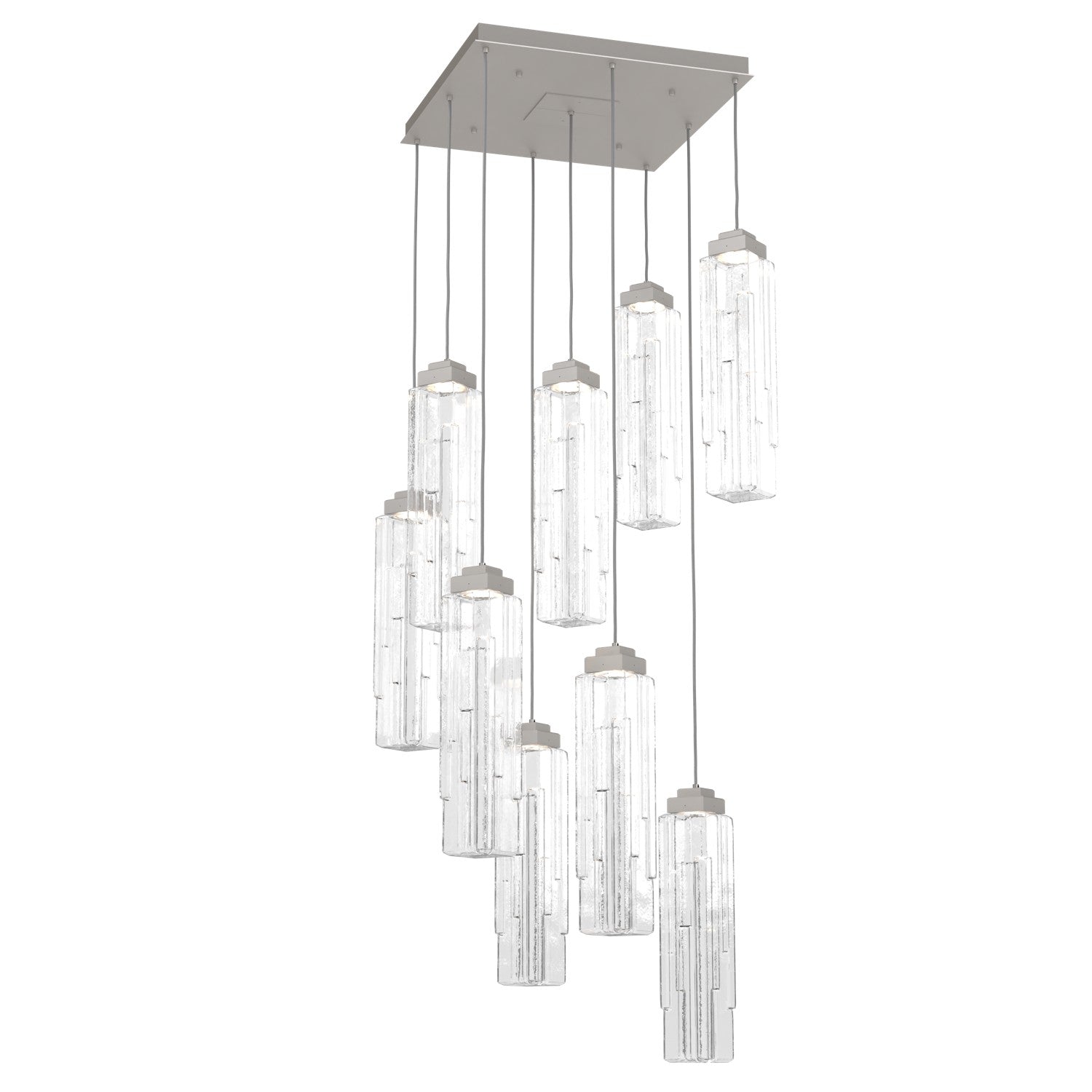 Hammerton Studio - CHB0056-09-BS-LC-C01-L1 - LED Pendant - Ledgestone - Beige Silver