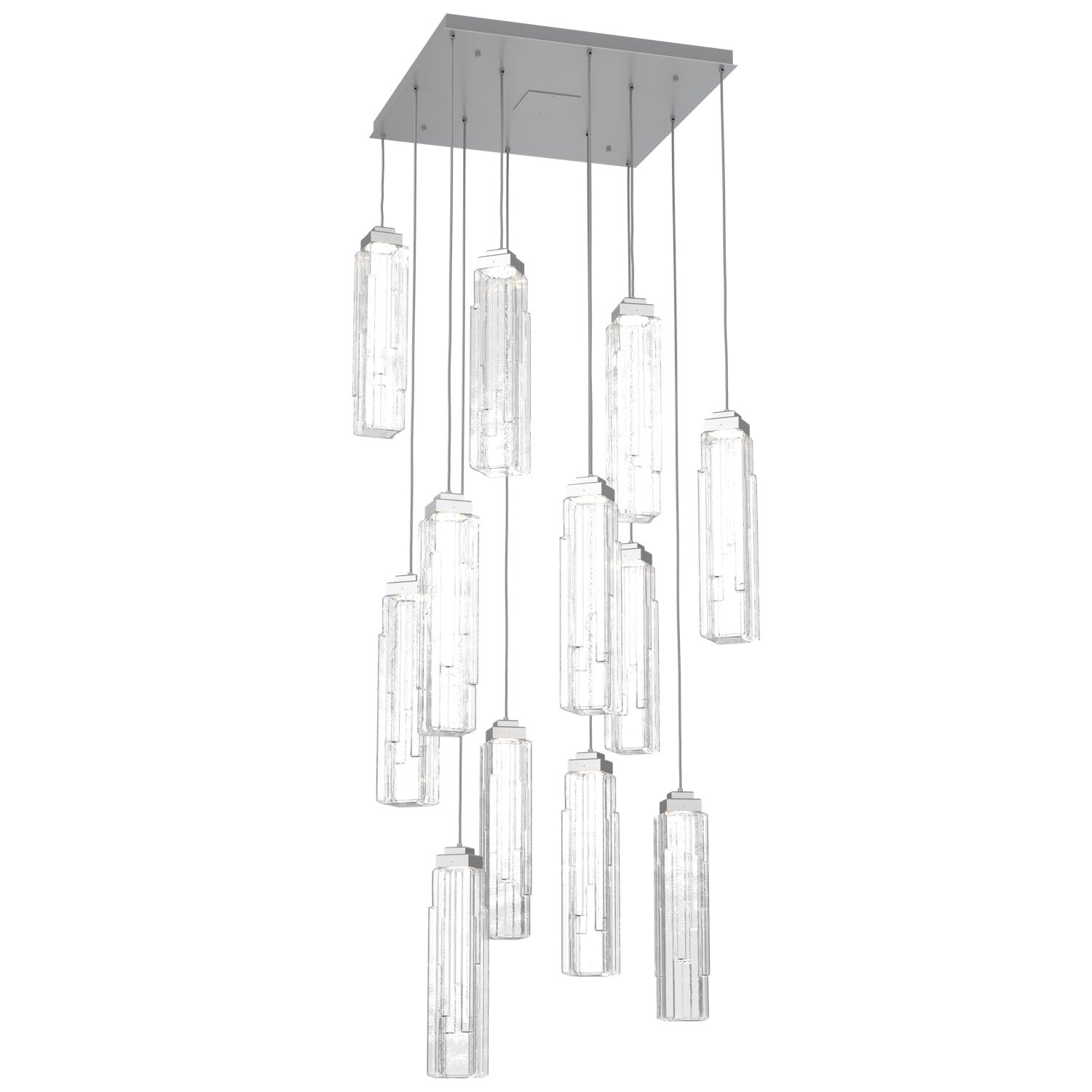 Hammerton Studio - CHB0056-12-CS-LC-C01-L1 - LED Pendant - Ledgestone - Classic Silver