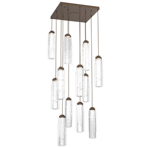 Hammerton Studio - CHB0056-12-FB-LC-C01-L1 - LED Pendant - Ledgestone - Flat Bronze