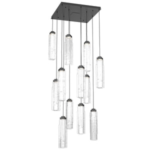 Hammerton Studio - CHB0056-12-MB-LC-C01-L1 - LED Pendant - Ledgestone - Matte Black