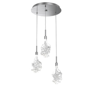 Hammerton Studio - CHB0059-03-GM-BC-C01-L3 - LED Pendant - Blossom - Gunmetal