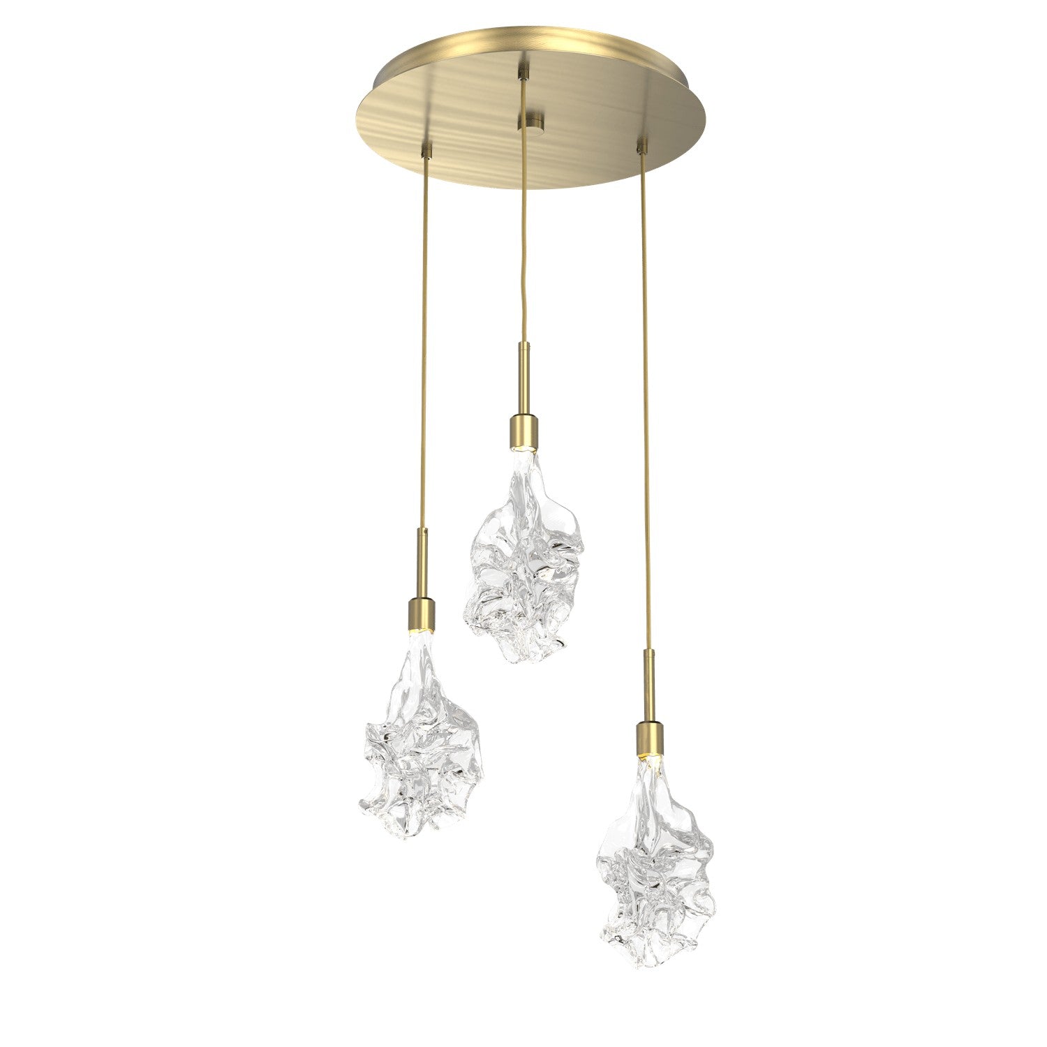 Hammerton Studio - CHB0059-03-HB-BC-C01-L1 - LED Pendant - Blossom - Heritage Brass